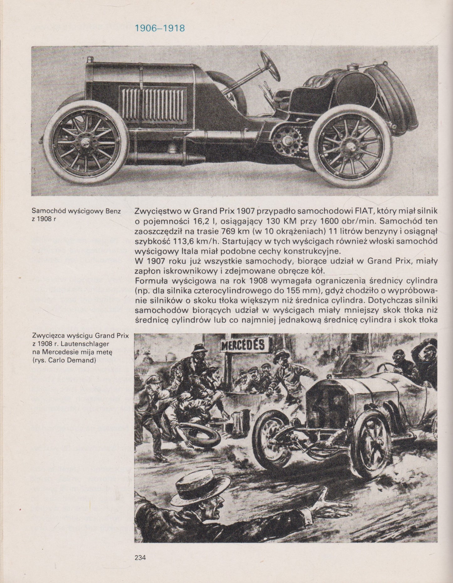 Historia starych samochodów