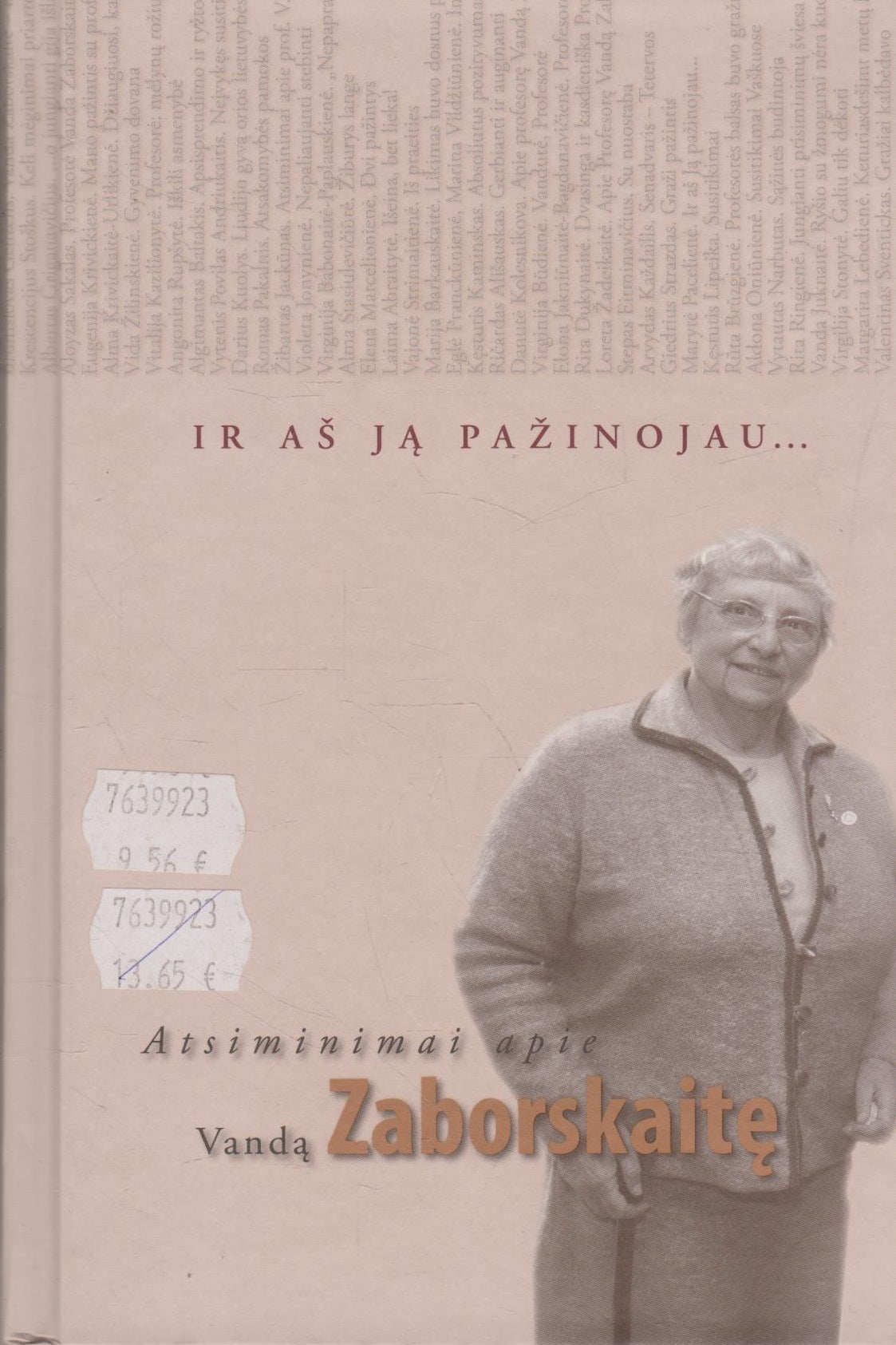 Virgilija Stonytė - Ir aš ją pažinojau...