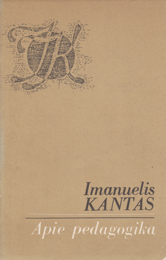 Imanuelis Kantas - Apie pedagogiką