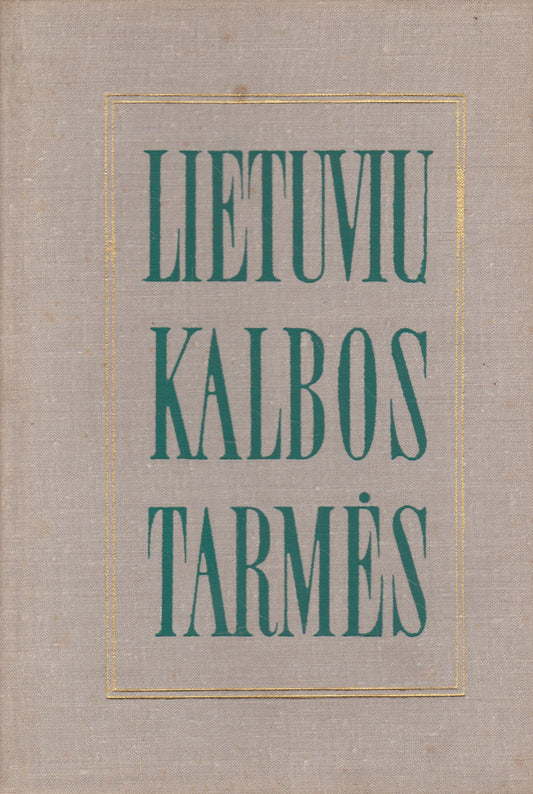 Lietuvių kalbos tarmės