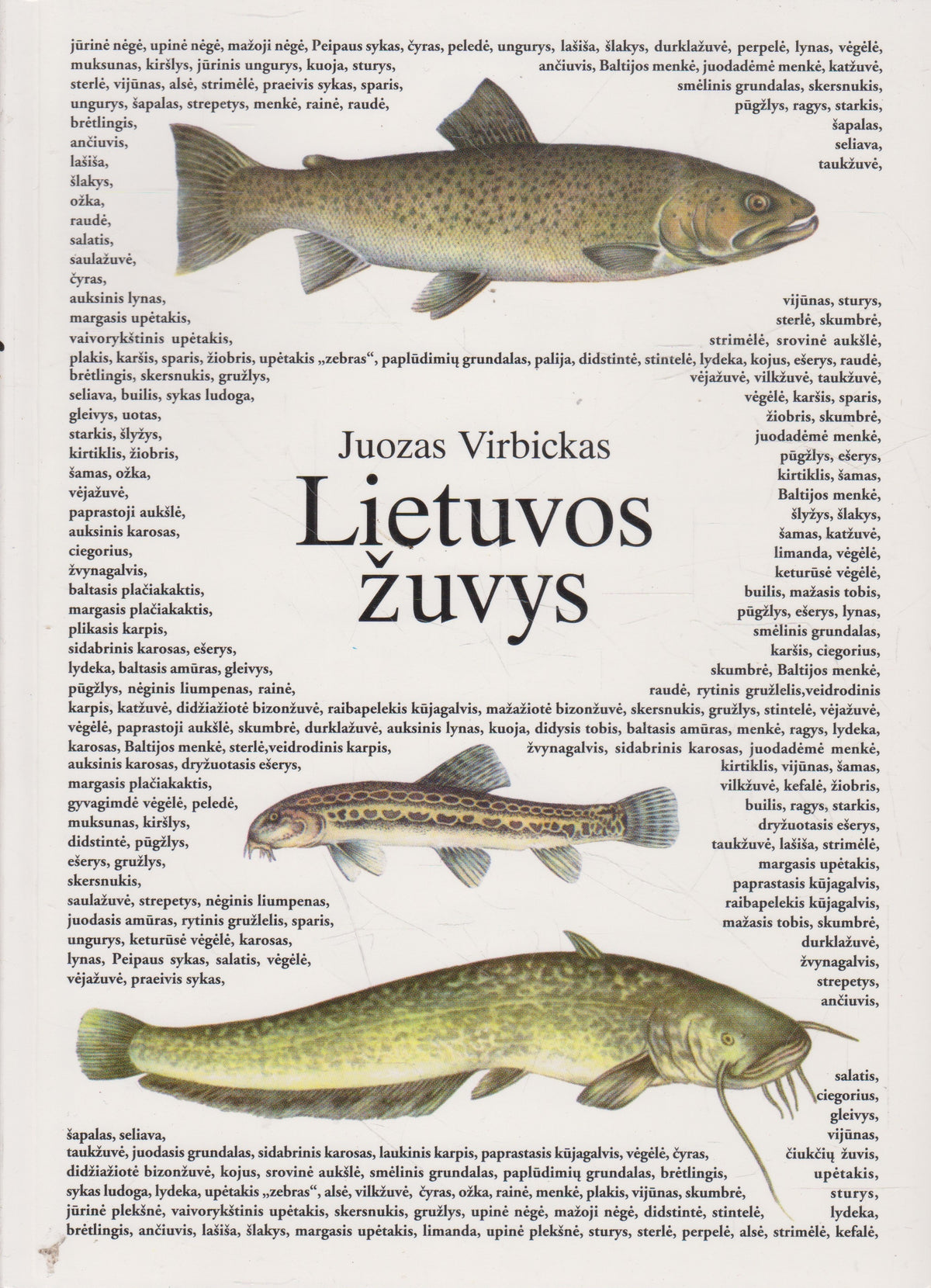 J. Virbickas - Lietuvos žuvys (su autoriaus dedikacija)