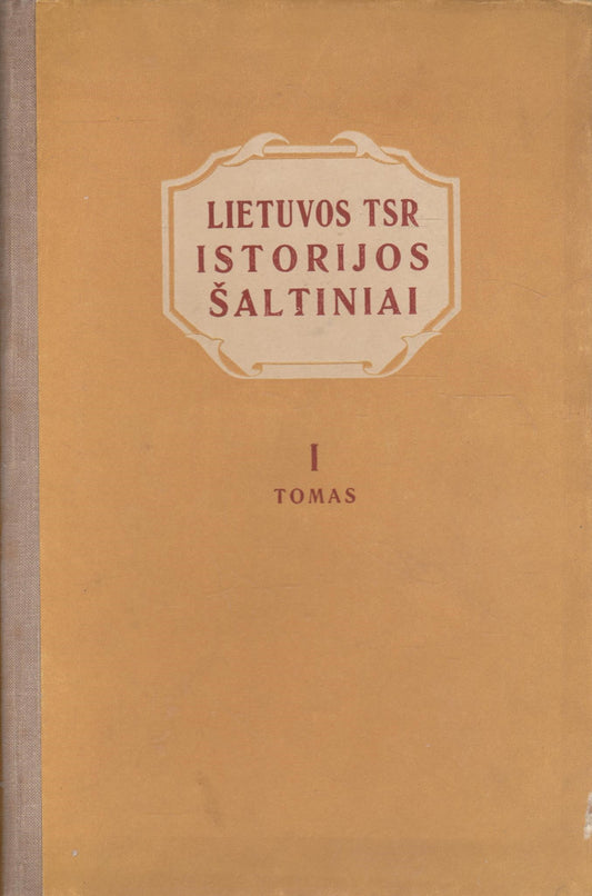 Lietuvos TSR istorijos šaltiniai