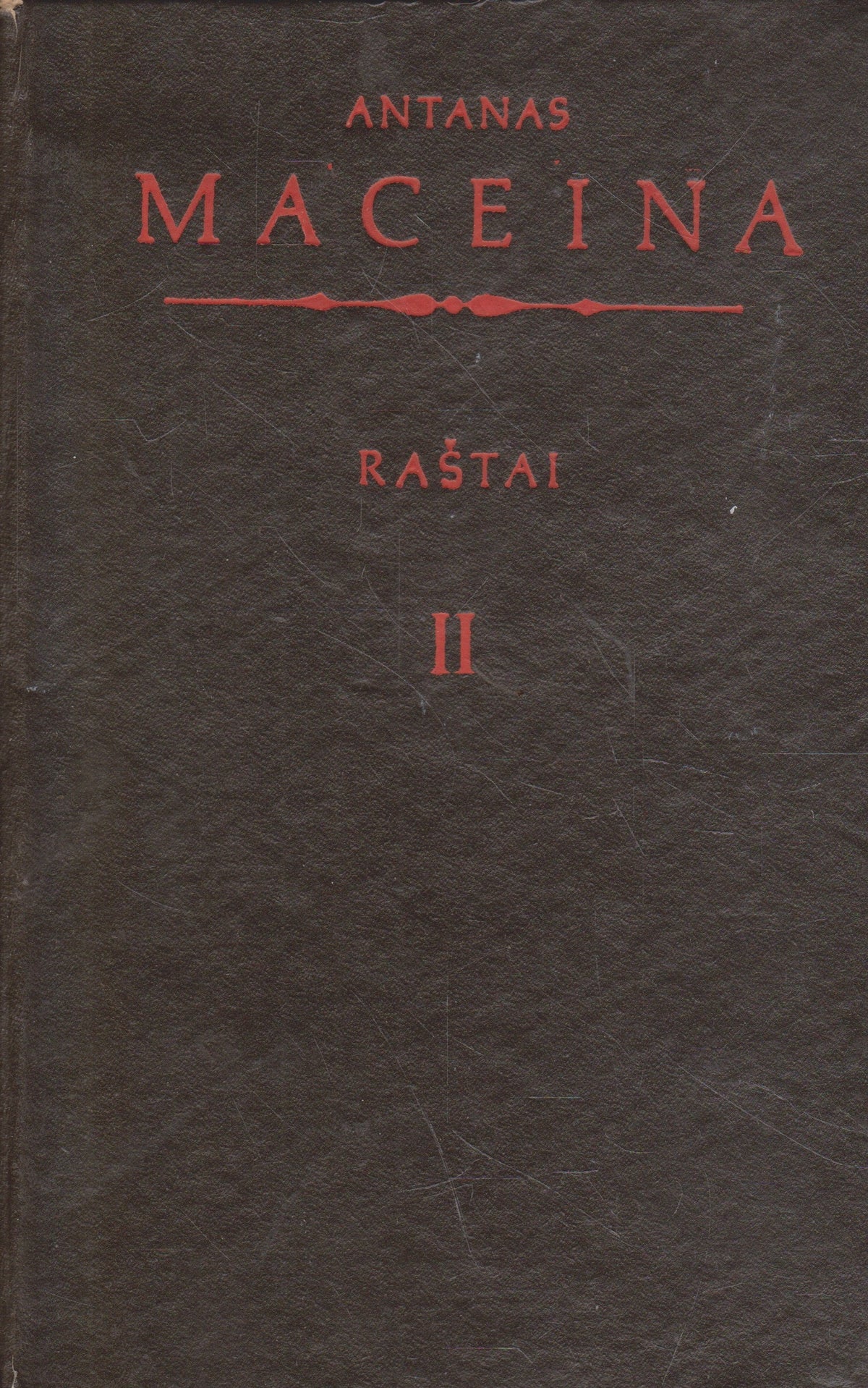 A. Maceina - Raštai (keli variantai)