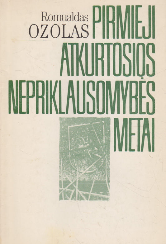 R. Ozolas - Pirmieji atkurtosios nepriklausomybės metai