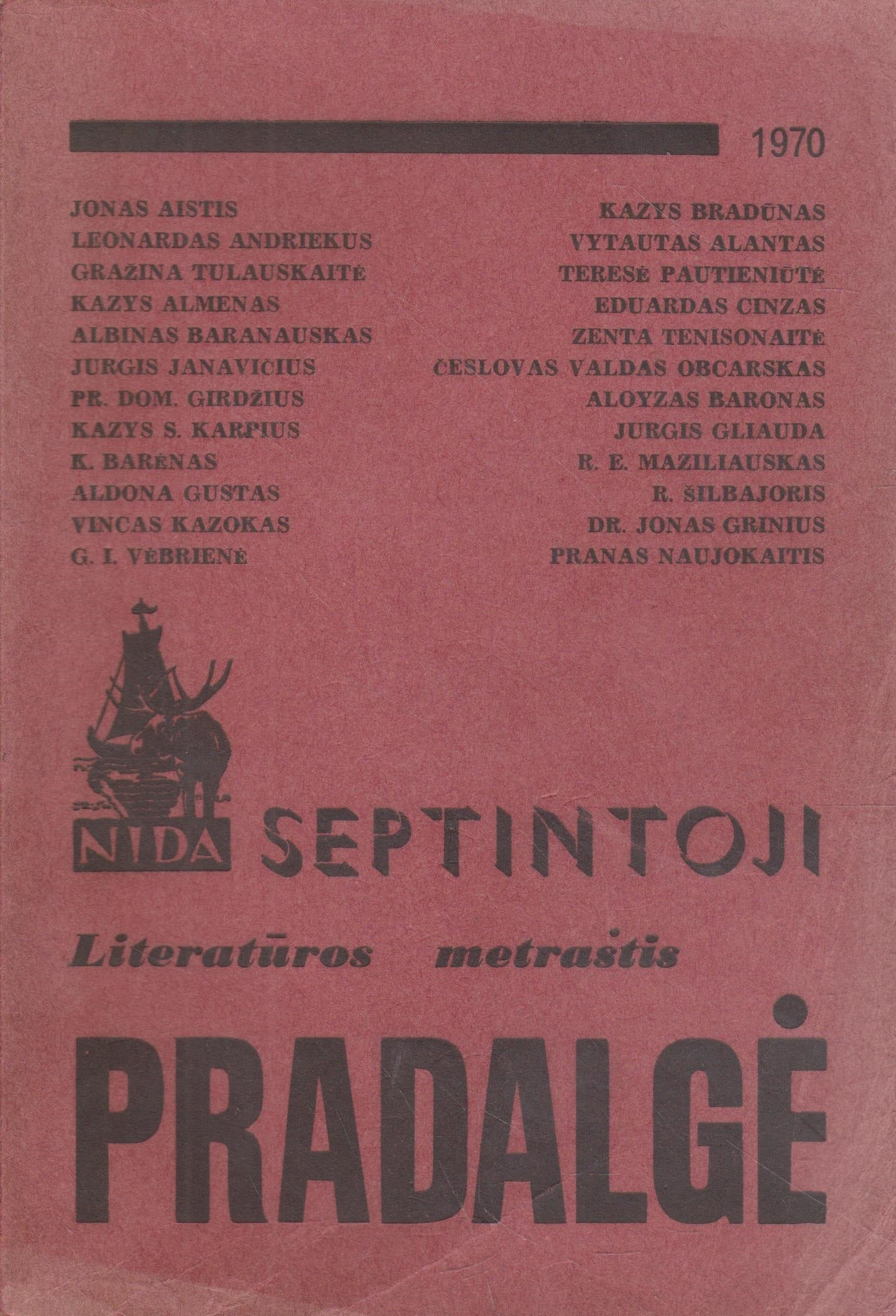 Pradalgė - literatūros metraštis, Londonas (keli variantai/ žr. būklę)