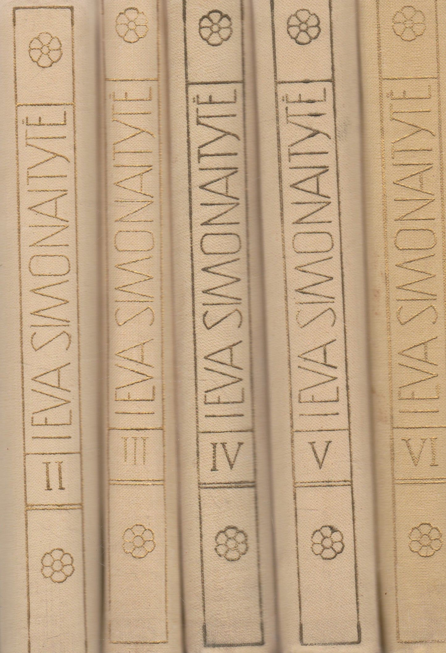 I. Simonaityte - Raštai, 6 tomai (žr. būklę)