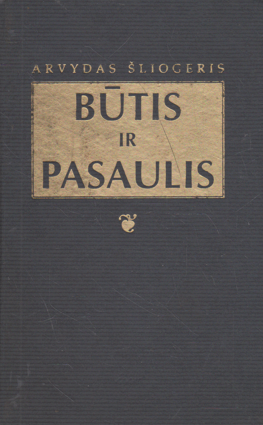 Arvydas Šliogeris - Būtis ir pasaulis