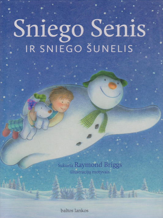 Sniego senis ir sniego šunelis