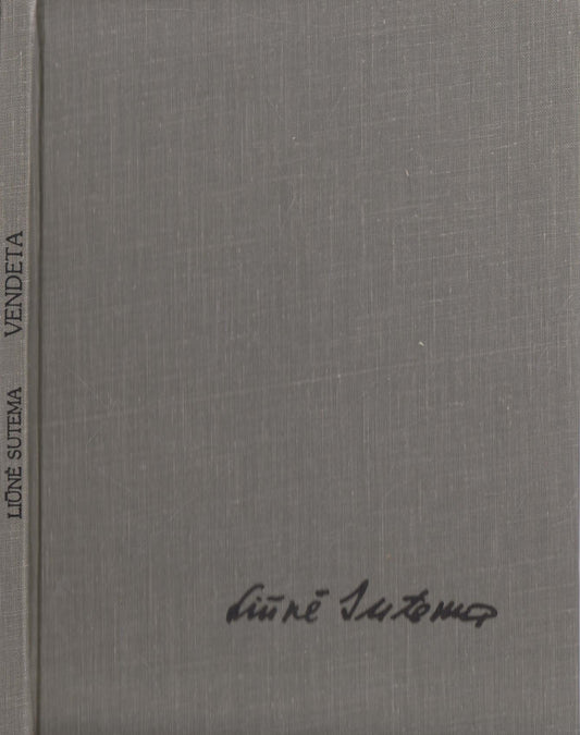 Liūnė Sutema - Vendeta, Chicago, 1981 (su poetės signatūra)