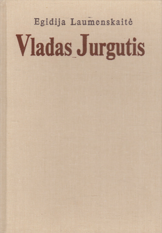 E. Laumenskaitė - Vladas Jurgutis