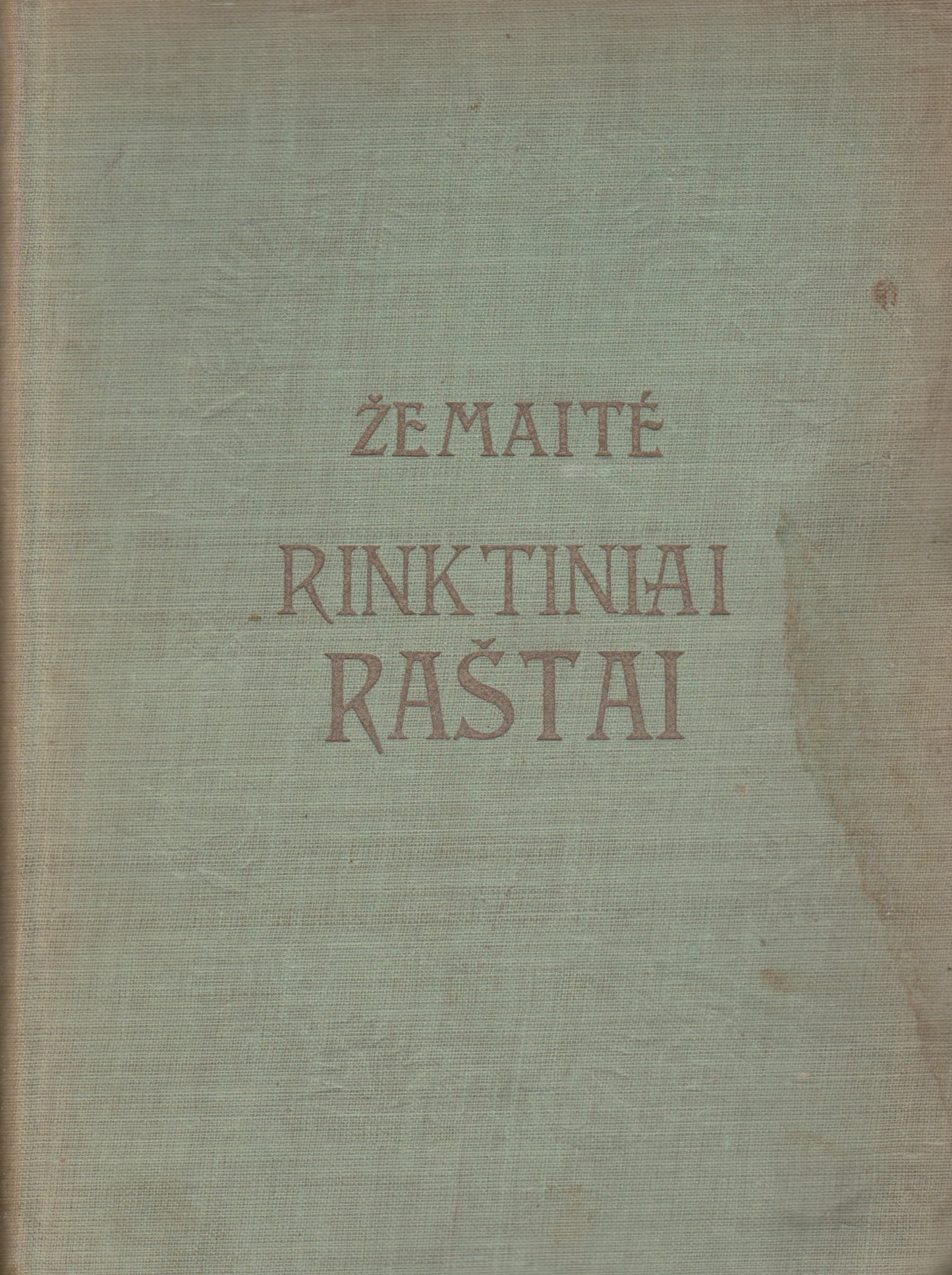 Žemaitė - Rinktiniai raštai