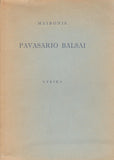 Maironis - Pavasario balsai, 1952, Roma