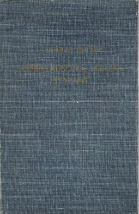 Nepriklausomą Lietuvą statant, Chicago, 1961 (žr. būklę)