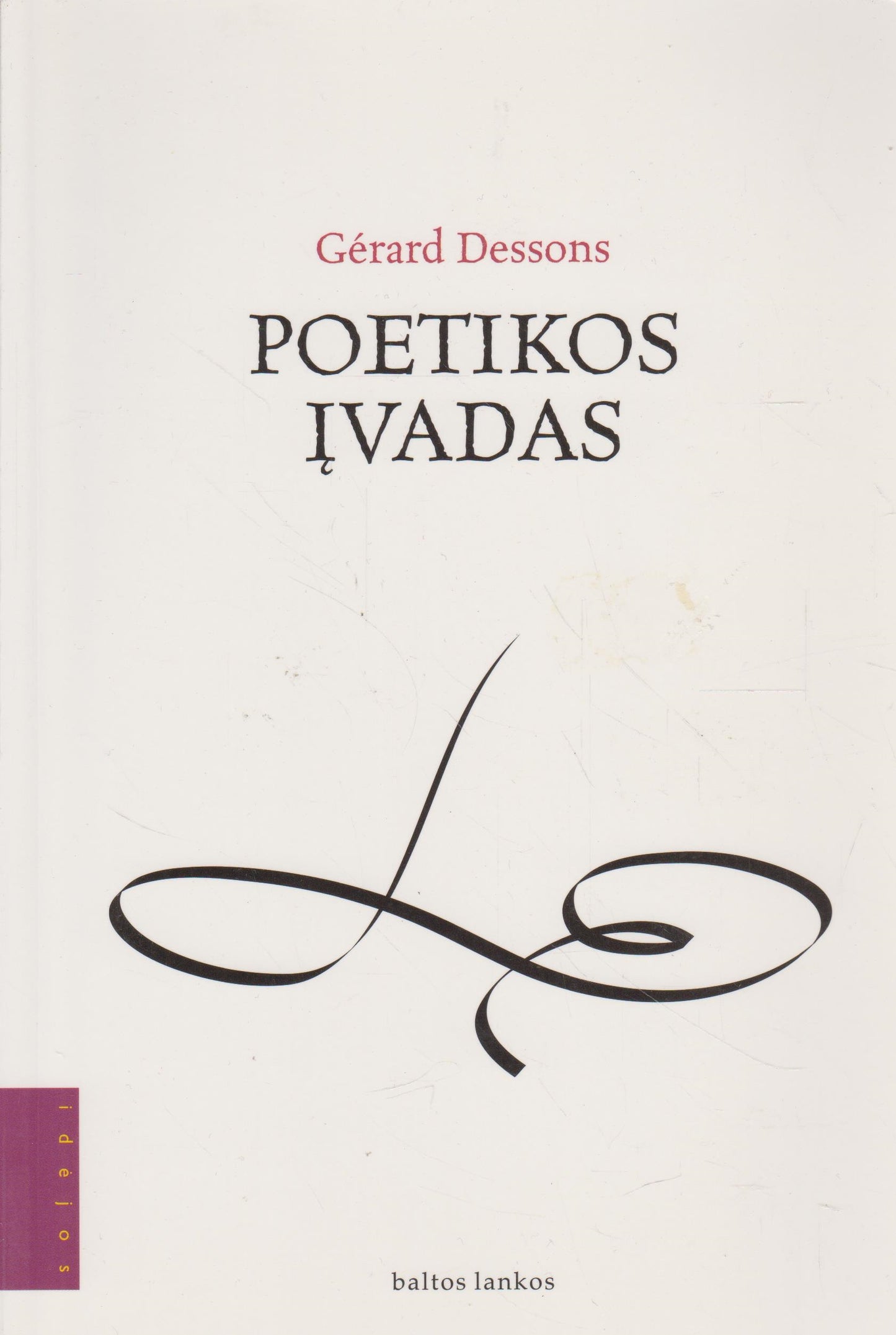 G. Dessons - Poetikos įvadas