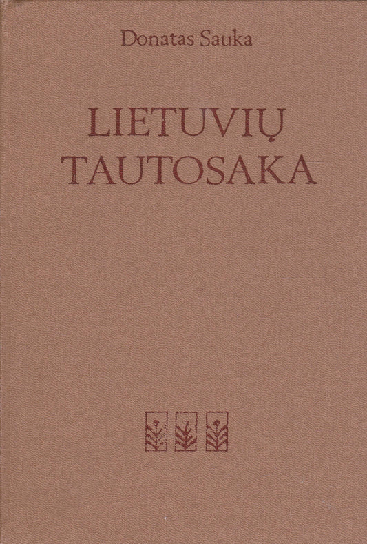 D. Sauka - Lietuvių tautosaka
