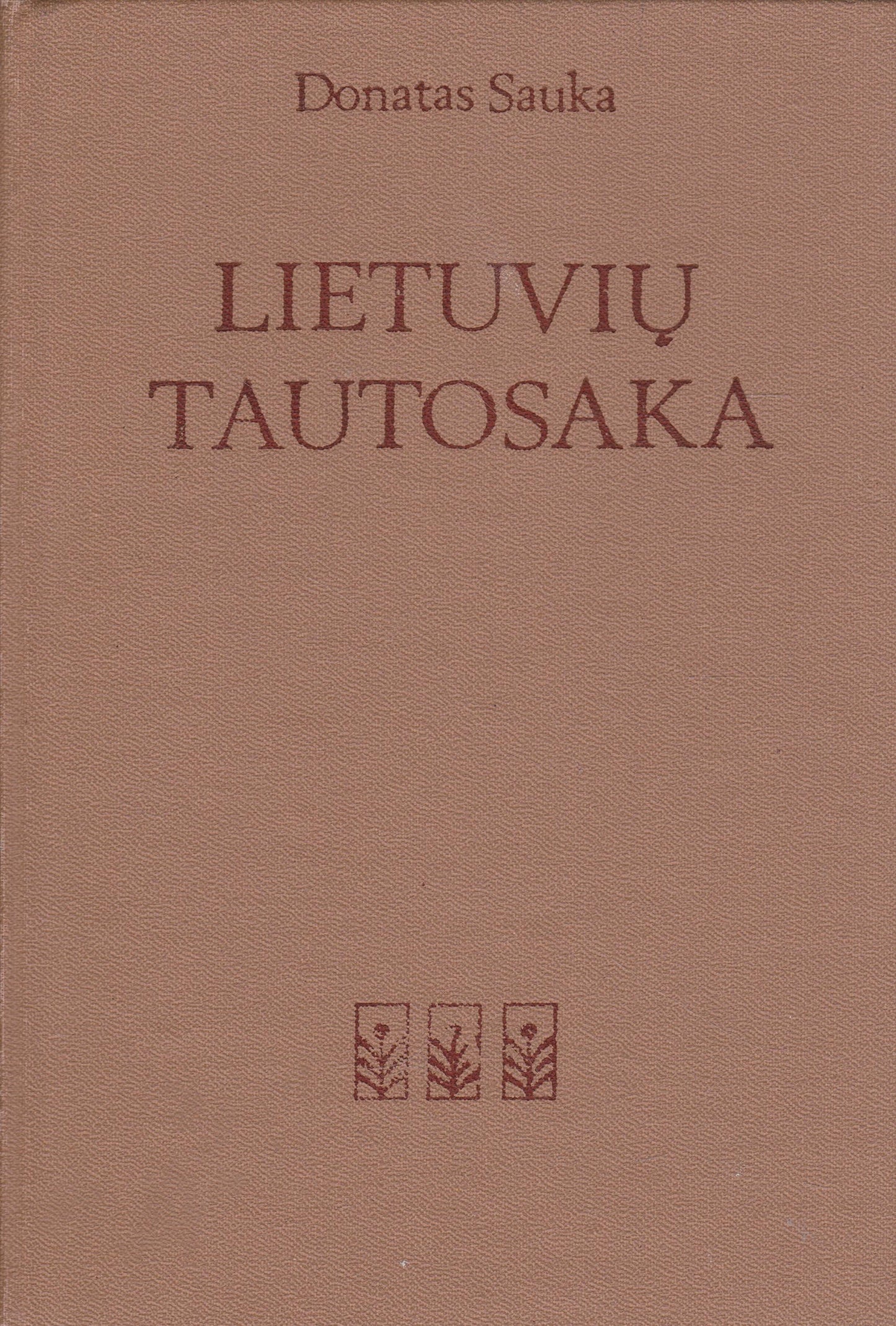 D. Sauka - Lietuvių tautosaka, 1982
