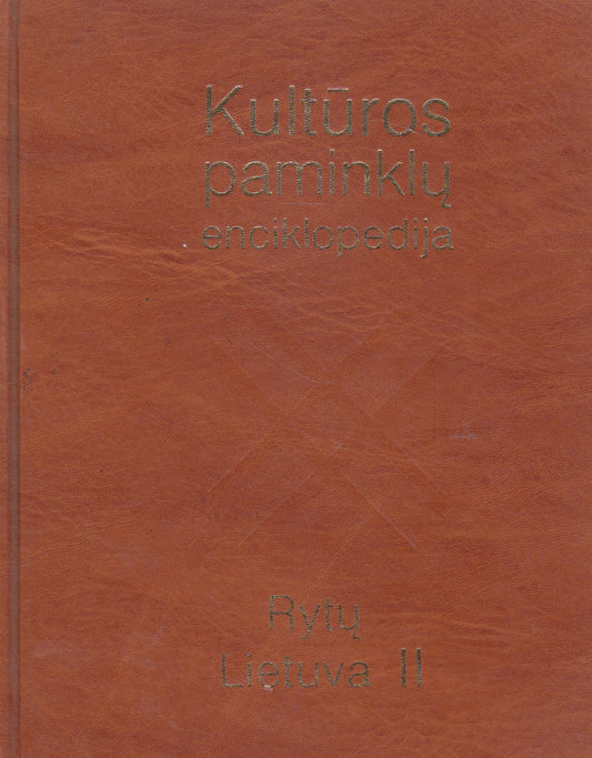 Kultūros paminklų enciklopedija, Rytų Lietuva (dvi dalys)