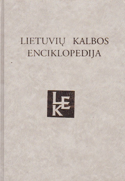 Lietuvių kalbos enciklopedija