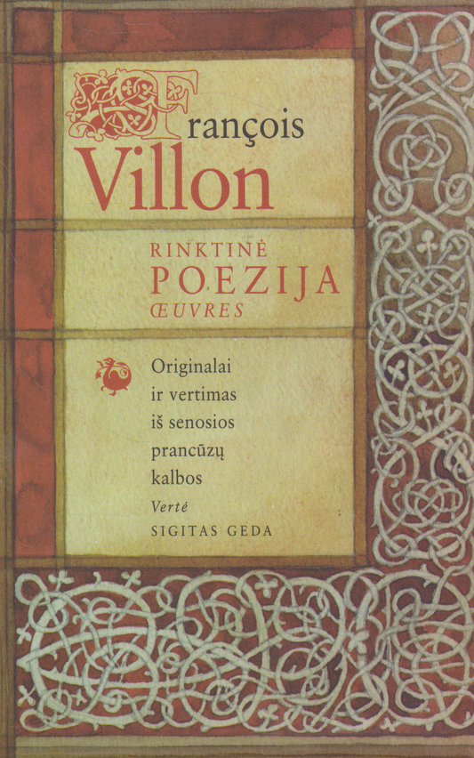 Francois Villon - Rinktinė poezija. Œuvres
