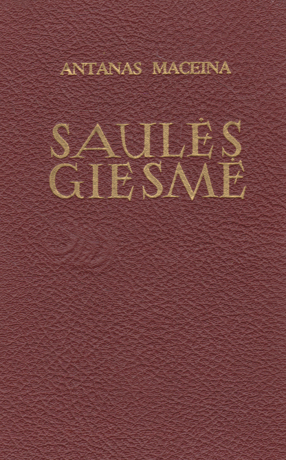 Antanas Maceina - Saulės giesmė, 1954, Brooklyn