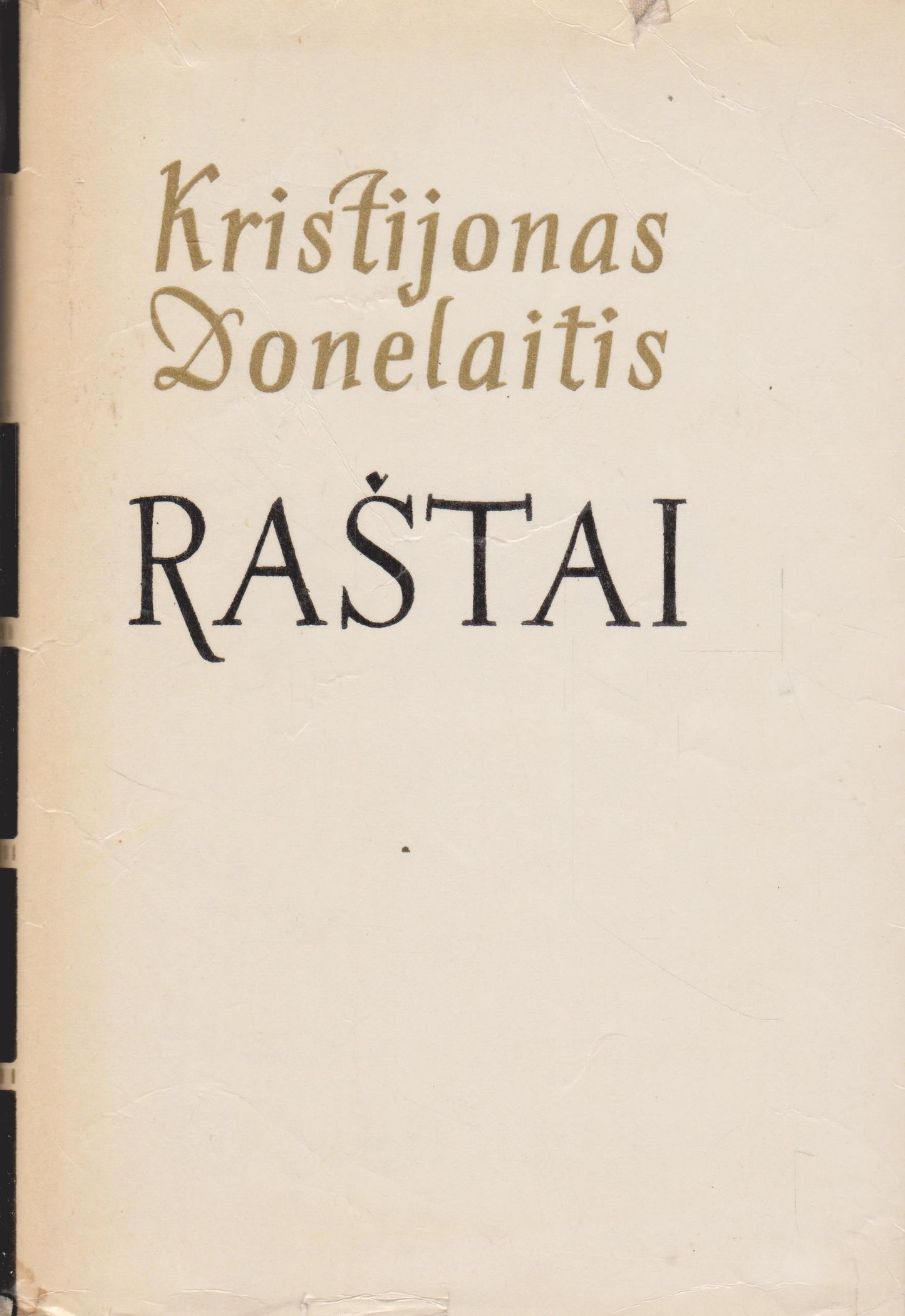Kristijonas Donelaitis - Raštai