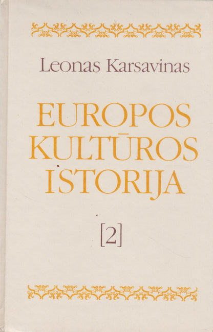 Europos kultūros istorija _5 tomai_