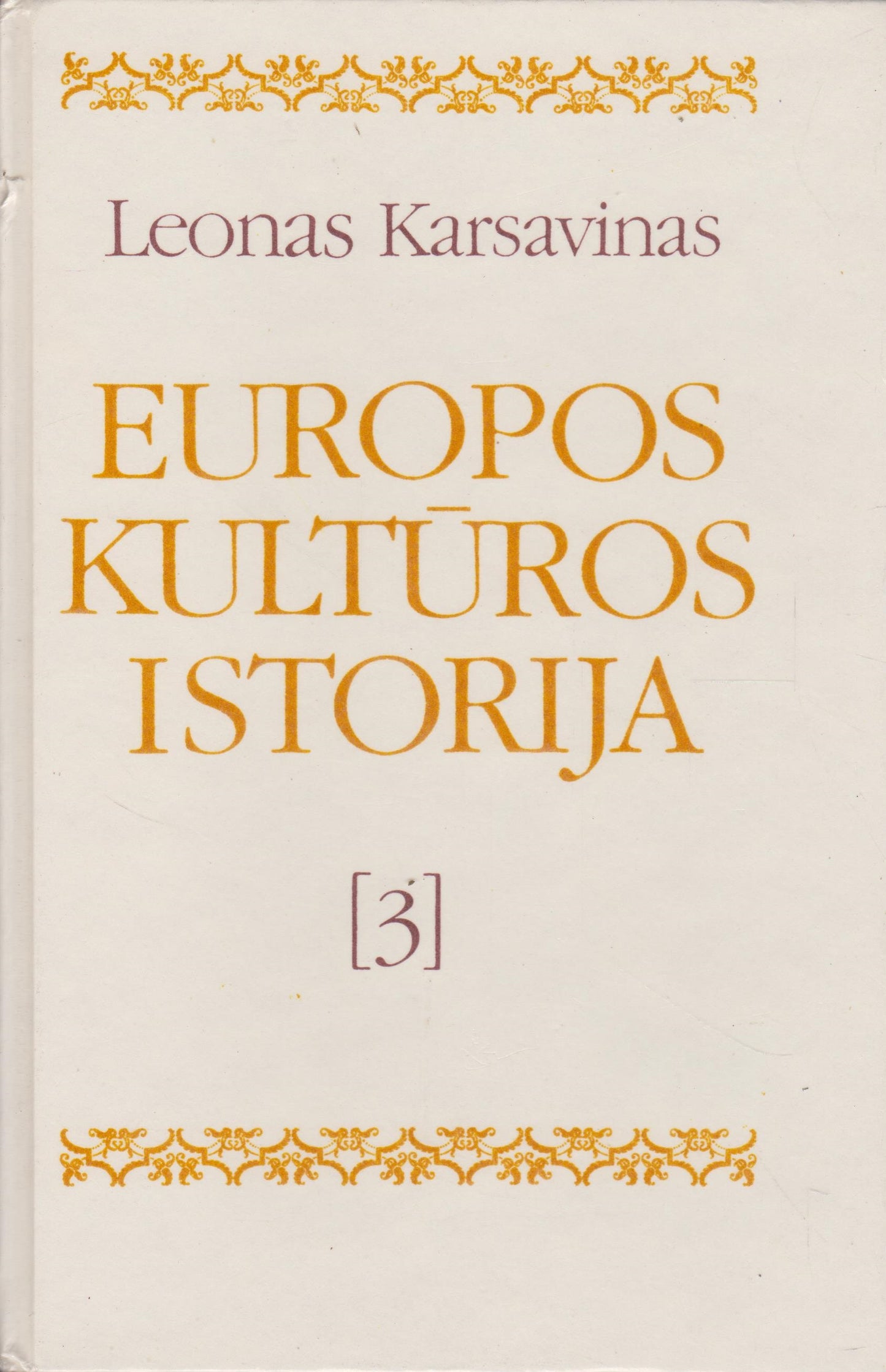 Europos kultūros istorija _5 tomai_