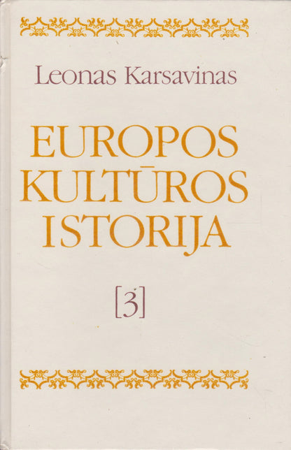Europos kultūros istorija _5 tomai_