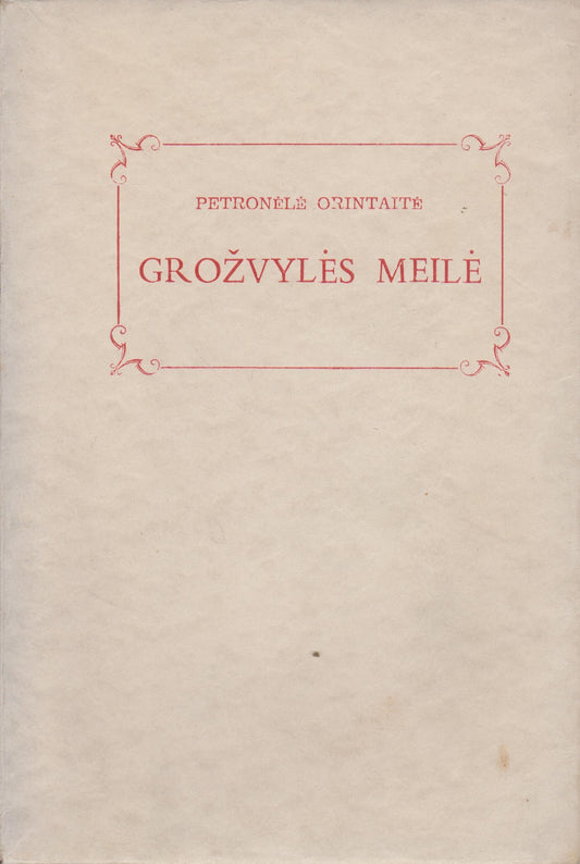 P. Orintaitė - Grožvylės meilė, 1955, London (žr. būklę)