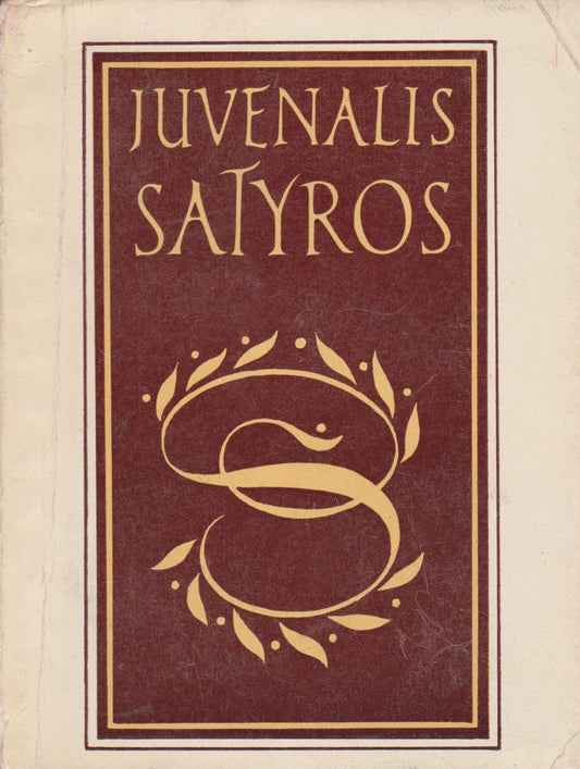 Juvenalis - Satyros (žr. būklę)