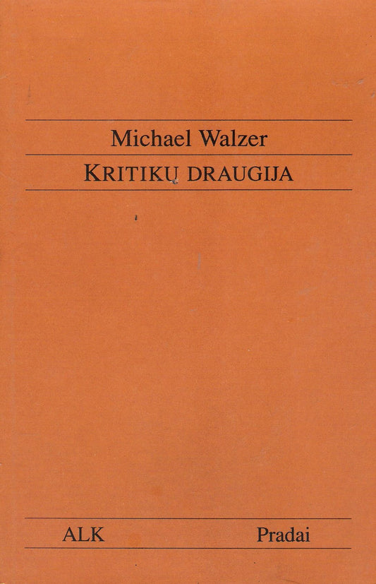 Michael Walzer - Kritikų draugija