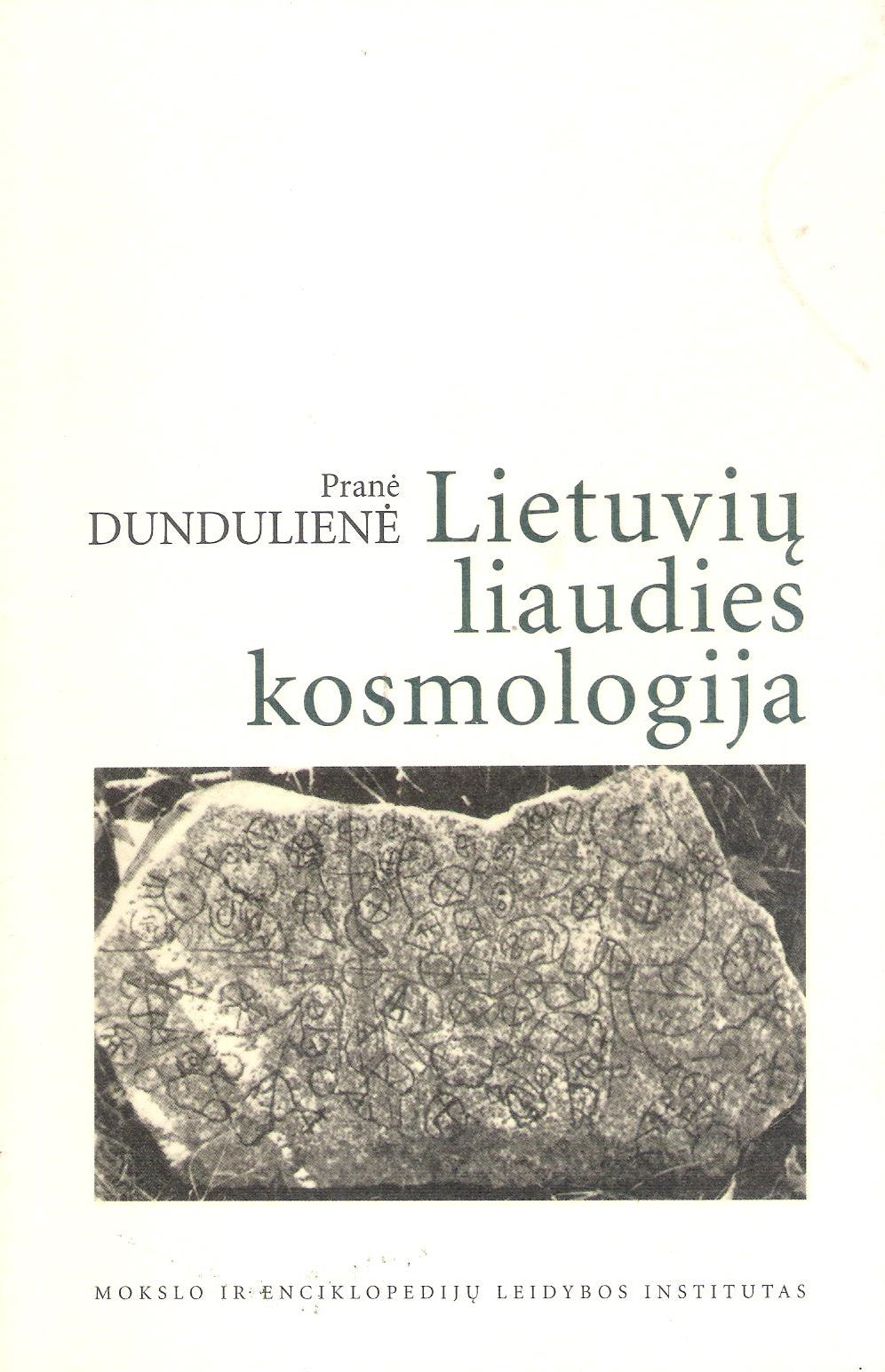 Pranė Dundulienė - Lietuvių liaudies kosmologija