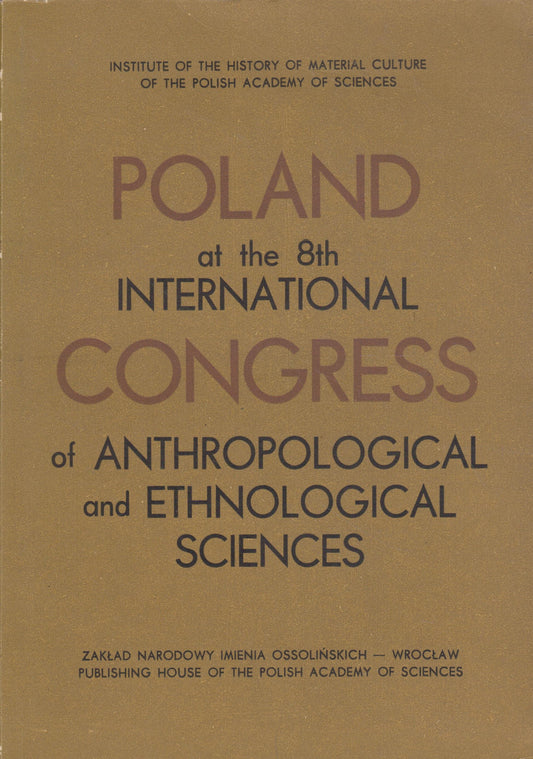 Poland at the 8th International Congress of Anthropological and Ethnological Sciences