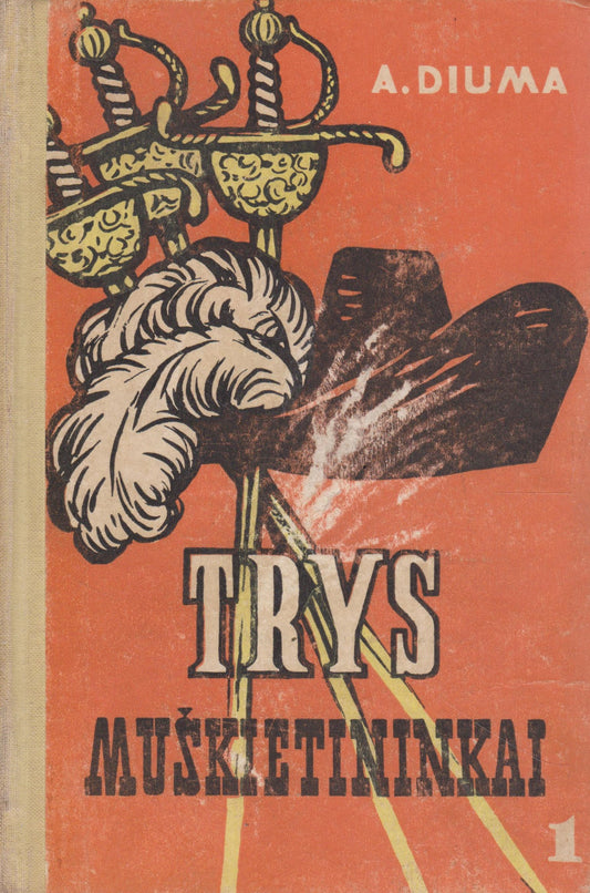 A. Diuma - Trys muškietininkai II tomai (žr. būklę)